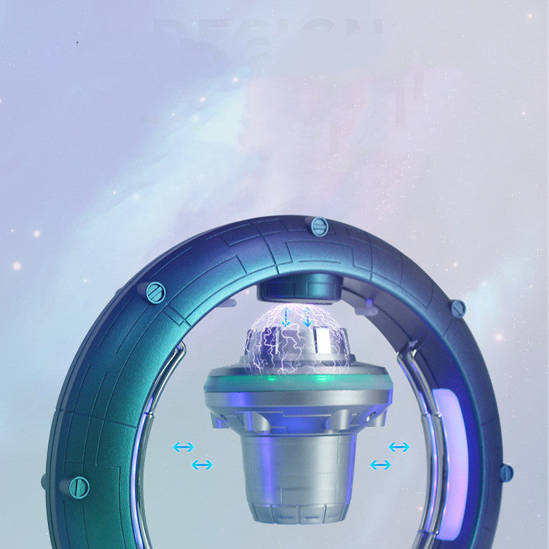 Magnetic Levitation Bluetooth Speaker Spaceship Globe Ornaments Hanging In Air Sound Automatic Balance Subwoofer Wireless Audio